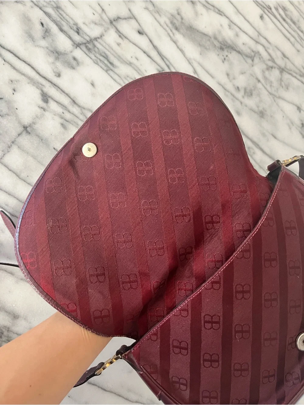 Balenciaga vintage burgundy